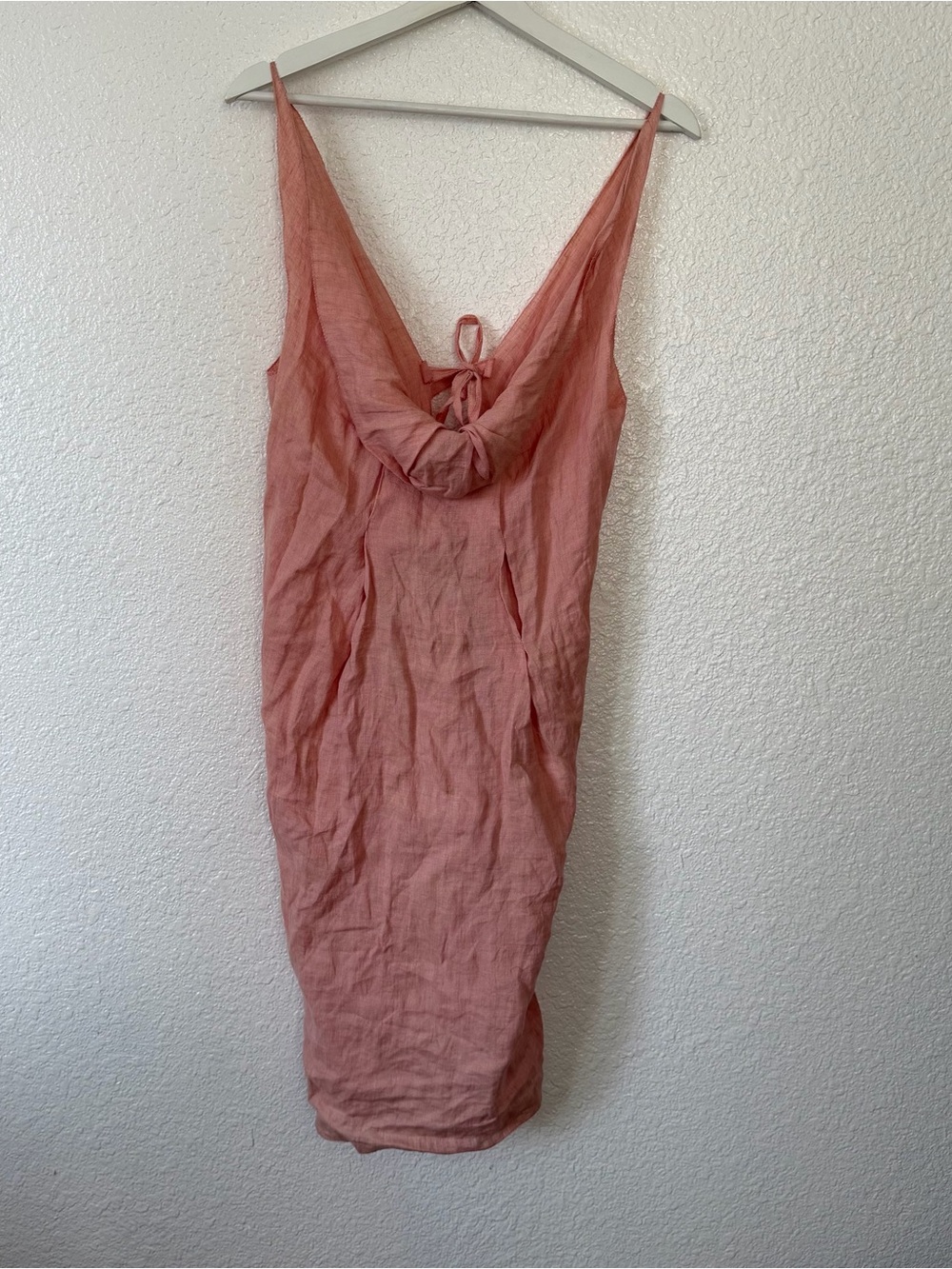 Roland Mouret Dusty Pink pale 100%  Linen Blend Top size 6